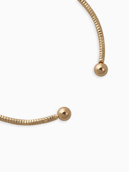 Набор 2 предмета: чокер, браслет Обруч сердце, цвет золото