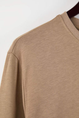 TRENDYOL MAN Siyah Basic Regular/Normal Kesim Bisiklet Yaka Uzun Kollu %100 Pamuk Tok Kumas T-shirt TMNAW21TS0208 - Trendyolmilla фото 56