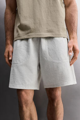 PANTALONES CORTOS JOGGER ALGOD?N 9 / Gris vigor? - Zara фото 6