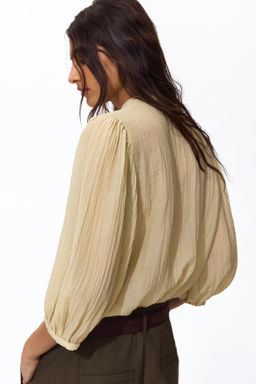 Blusa con mangas globo - H&m фото 5