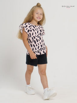 Костюм Дюймовочка черный-коровка - Sovalina фото 3