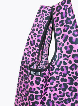 Мод.3, Сумка-майка Принт (SM3pr). Леопард фиолетовый