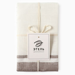 Полотенце Этель Rigoroso 40х70см, лен 100%, 260 гр/м2  фото 8