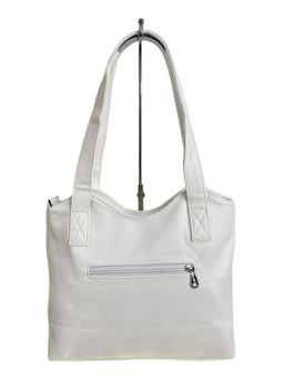 Женская сумка из искусственной кожи, цвет белый - Greta фото 2