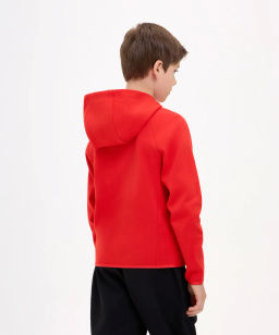 Худи на молнии JOGEL ESSENTIAL Athlete Hooded FZ Jacket, красный  фото 10