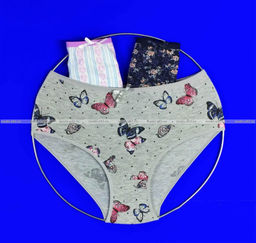 Цена за 3 шт. Трусы женские Miss Emma Турция высокая посадка большие размеры № 6