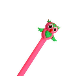 Цена за 12 шт. Ручка - прикол Calligrata «Сова», гелевая, МИКС