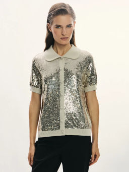 Кардиган с пайетками из вискозы / Zarina