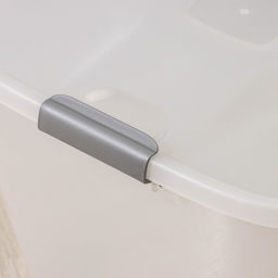 Контейнер для хранения с крышкой, 56 л, 60×40×36 см, на колёсиках, прямоугольный, МИКС