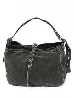 Сумка женская текстиль JN-76-8182, 1отд, плечевой ремень, черный jeans SALE 261810 - Bobo фото 2
