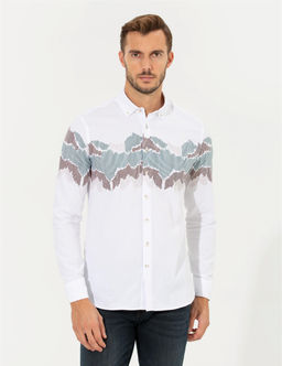 Ye_il Slim Fit Uzun Kollu G_mlek