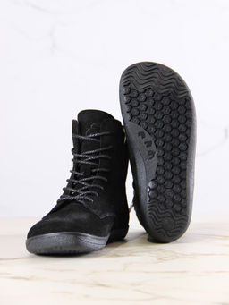 Босоногие ботинки EDART 351.NATAbl.Черная замша/шерсть