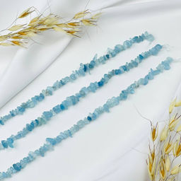 Бусины для украшений из Аквамарина крошка