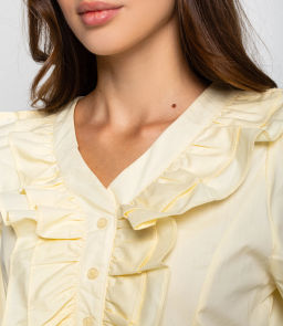 Блуза #КТ2697 (1), кремовый