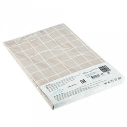 Скатерть 240х145см "Сардиния" клетка, длина стола до 200см, на 10-12 персон, рогожка, хлопок "Премиум" 186г/м2, упаковка классическая 28х41см, "Домашняя мода" (Россия)