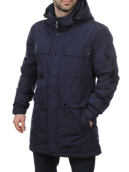 2185 DK. BLUE Куртка мужская зимняя облегченная (130 гр. холлофайбер)
