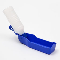 Поилка прогулочная 250 мл, синяя - Пижон фото 6