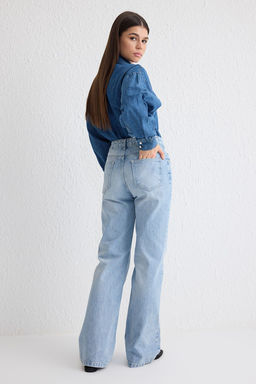 Mavi Premium Normal Bel Wide Leg Jeans TWOSS25JE00088 - Trendyolmilla фото 5