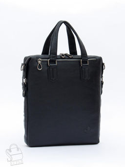 Сумка мужская кожаная 11885Z black  Zinimsk