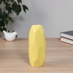 Ваза Авиталь галант, 17?6.5 см, керамика, жёлтая