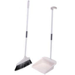 Набор для уборки, щетка для пола с совком "Профи" белый 301