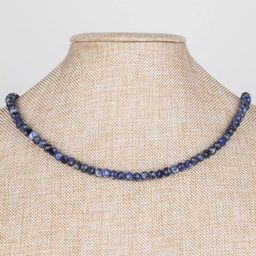 Бусы из Содалита огранка