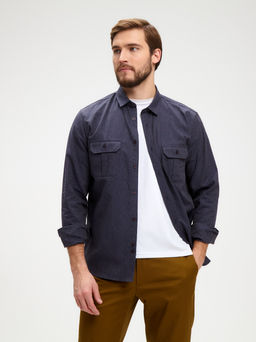 Сорочка мужская длинный рукав GREG S333/231/9228/ZN/P/1p  фото 6