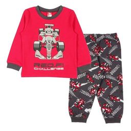 CRB wear/CAB 5436 Комплект для мальчика (джемпер, брюки), красный-темно-серый/Ex.Cherubino