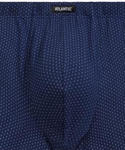 ATLANTIC 3MH-218 Трусы шорты Small Print - набор 3 шт. кобальт + деним + темно-голубой  фото 4