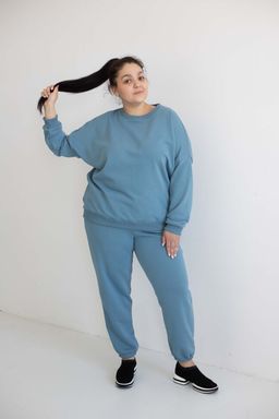 284 Костюм со свитшотом, блюстоун - Knitka wear фото 2