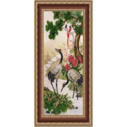 Рисунок на ткани (Бисер) КОНЁК арт. 9669 Китайский сюжет 25х65 см
