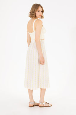 U. S. Polo Assn Женская тканая юбка цвета экрю - U.s. polo assn фото 10