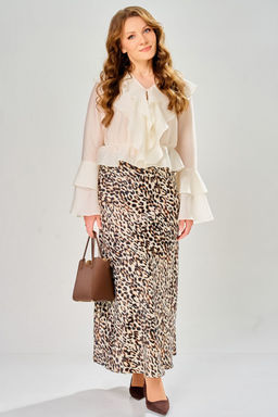 Блуза FITA 20811 экрю  фото 8