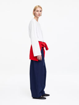 Camiseta de manga larga relaxed fit - H&m фото 8