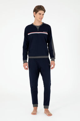 Мужской темно-синий пижамный комплект - U.s. polo assn фото 2