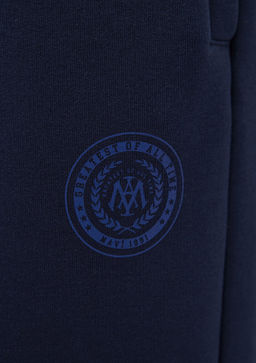 Muhur Logo Bask?l? Lacivert Esofman Alt? - Mavi фото 8