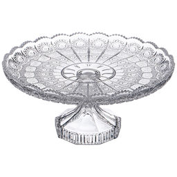 БЛЮДО НА НОЖКЕ MUZA CRYSTAL 30Х30Х15,4 СМ