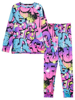 32321463 Термокомплект для девочек: брюки, толстовка