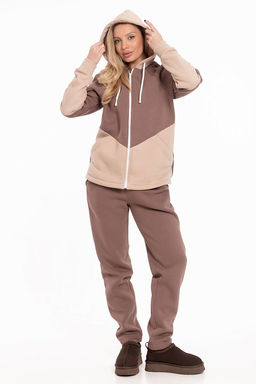 Костюм М324239кб коричневый/бежевый