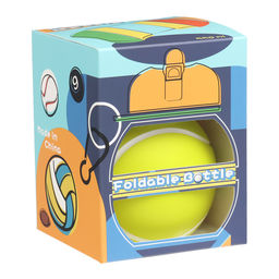 Бутылка для воды «Теннисный мяч», 550 мл, 18×8.7 см, складная