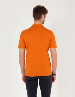 Kahverengi Regular Fit Polo Yaka Merserize Ti__rt - Pierre cardin фото 5