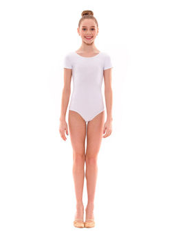 7816-1 Купальник гимнастический из хлопка с коротким рукавом * - Chersa фото 5
