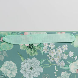 Пакет подарочный ламинированный с пластиковым окном, упаковка, Тебе, 32.5?26.5?13.5 см