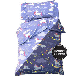 Постельное белье Этель 1,5 сп Surf the rainbow, 143х215 см, 150х214 см, 50х70 см -1 шт, 100% хлопок, бязь