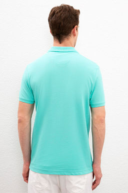 Erkek Mint Polo Yaka Basic T-Shirt