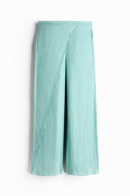 Pantal?n de sat?n con detalle cruzado - H&m фото 9