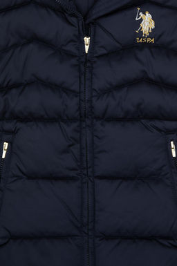 K_z _ocuk Lacivert _i_me Yelek Sepette S_rpriz _ndirim - U.s. polo assn фото 4