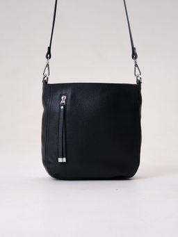 Сумка кожаная кросс-боди Deboro 3410 черный