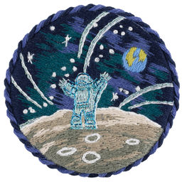 Набор для вышивания PANNA Живая картина JK-2299 Брошь. На луне 5.5 х 5.5 см