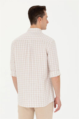 Мужская рубашка в клетку с камнем - U.s. polo assn фото 12